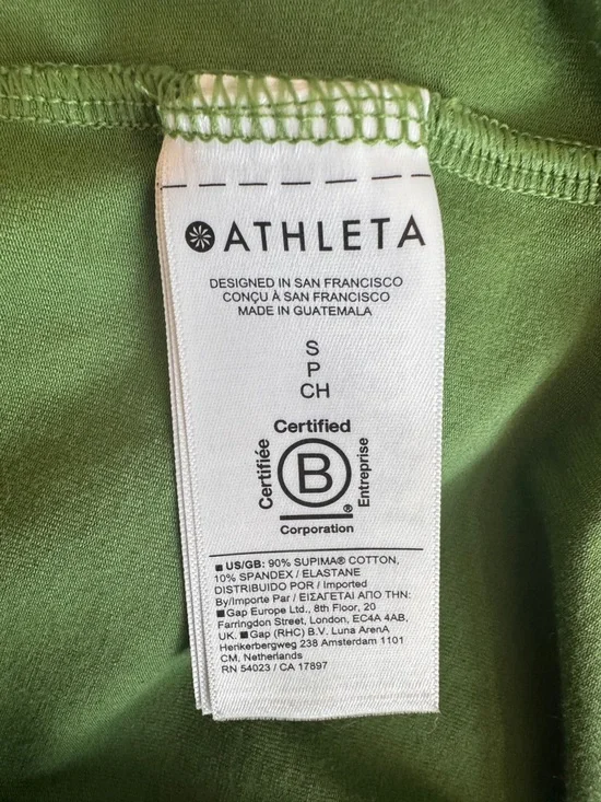 Athleta Green Sleeveless Pullover Midi Dress Womens Size S - Picture 9 of 15